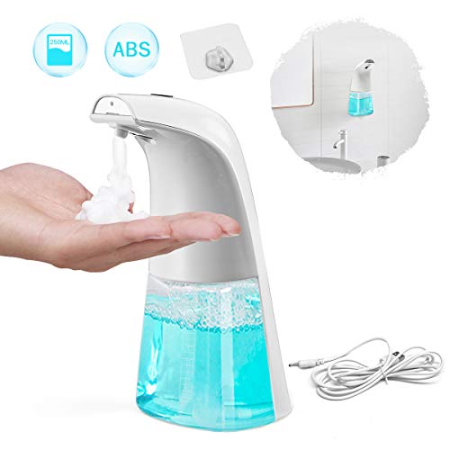 king do way Dispensadores de Jabón Automático, 250ML Sensor Dispensador de Jabón Sin Contacto con Sensor Infrarrojo, para Cocina, Baño y Aseo, Líquido/Loción/Champú king do way Dispensadores de Jabón Automático, 250ML Sensor Dispensador de Jabón Sin Contacto con Sensor Infrarrojo, para Cocina, Baño y Aseo, Líquido/Loción/Champú