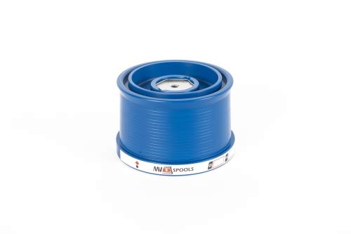 Mv spools Bobinas de Repuesto compatibles con Carrete Shimano Aero technium MGS 14000 xsc (2018) (Azul, 0.18/300m-0.20/250m-0.23/200m)