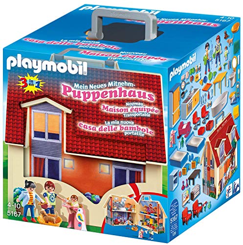 PLAYMOBIL Dollhouse Casa de Muñecas Maletín, A partir de 4 años (5167) PLAYMOBIL Dollhouse Casa de Muñecas Maletín, A partir de 4 años (5167)