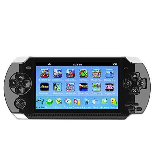 QUMOX 64Bit Consola de juegos de mano 4.3 pulgadas Built-in 100 QUMOX 64Bit Consola de juegos de mano 4.3 pulgadas Built-in 100