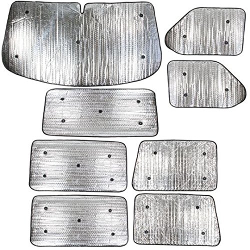 Summit SUM-1634 - Juego de 8 persianas térmicas para Volkswagen T4 (1990-2003)