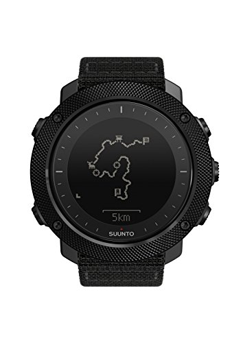 Suunto - Traverse Alpha - Reloj GPS Outdoor para pesca, caza y excursionismo - Sumergible - Negro Stealth - Talla única