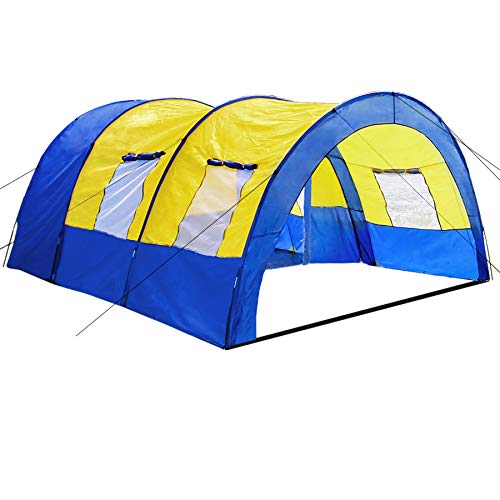 TecTake 800588 - Tienda de Campaña Daniela para 6 Personas, Tienda Túnel, Camping, Acampada - Varios Modelos (Type 1 | No. 402914) TecTake 800588 - Tienda de Campaña Daniela para 6 Personas, Tienda Túnel, Camping, Acampada - Varios Modelos (Type 1 | No. 402914)