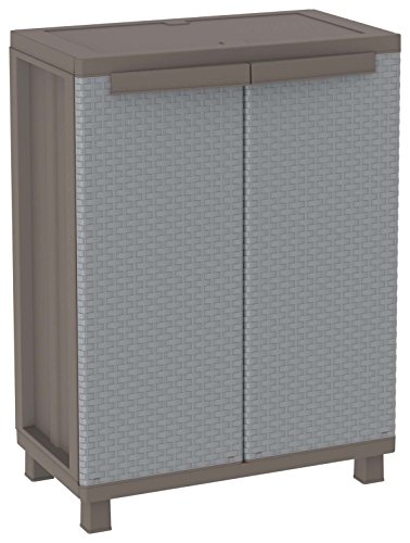 Terry - Armario ratán exterior, 68 x 37.5 x 91.5 cm Terry - Armario ratán exterior, 68 x 37.5 x 91.5 cm