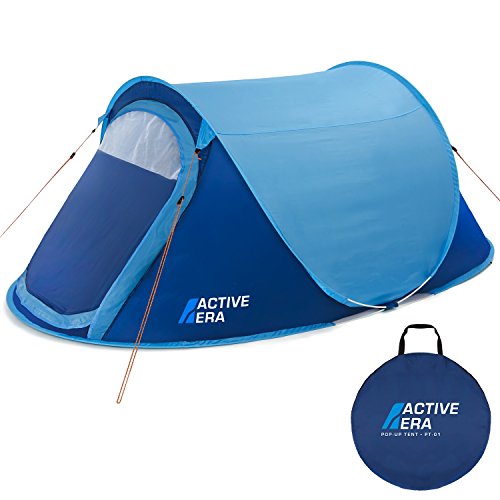 Tienda Instantánea de Campaña de Apertura Automática, Tamaño Grande, para 2 Personas, Impermeable, Ventilada y Duradera Tienda Instantánea de Campaña de Apertura Automática, Tamaño Grande, para 2 Personas, Impermeable, Ventilada y Duradera