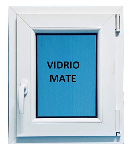 (V01M) Ventana Pvc Baño 500x600 Oscilobatiente Derecha Climalit Mate