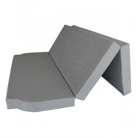 Ventadecolchones - Colchón Plegable con Viscoelástica para Furgoneta Volkswagen T5, T6, Multivan, California Beach y Caravelle de 148x190x8 cm y Funda en Loneta Premium Gris Ventadecolchones - Colchón Plegable con Viscoelástica para Furgoneta Volkswagen T5, T6, Multivan, California Beach y Caravelle de 148x190x8 cm y Funda en Loneta Premium Gris
