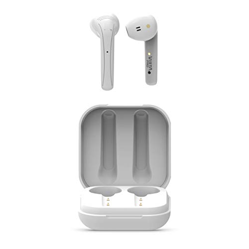Vieta Pro On - Auricular True Wireless (Bluetooth 5.0, control táctil y 9 horas de autonomía) color blanco
