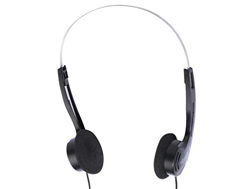 Vivanco SR 3030 - Auriculares de Diadema estéreo (101 dB, Conector Jack de 3,5 mm, Cable 1,1 m), Color Negro