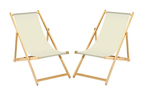 2 tumbonas de madera, color blanco, sin reposabrazos, plegables, con funda de tela intercambiable 2 tumbonas de madera, color blanco, sin reposabrazos, plegables, con funda de tela intercambiable