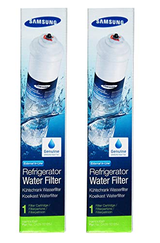 2 x Cartuchos de Filtro DA29-10105J Externo de Hielo & Agua de Refrigerador Samsung Aqua Pure 2 x Cartuchos de Filtro DA29-10105J Externo de Hielo & Agua de Refrigerador Samsung Aqua Pure