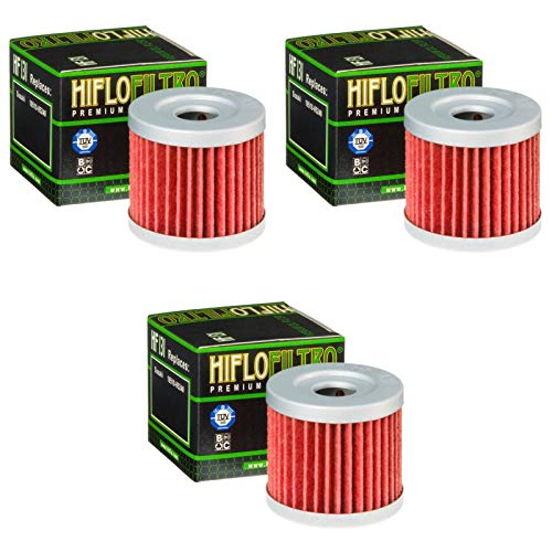 3x Filtro de aceite Keeway RKV 125 11-14 Hiflo HF131