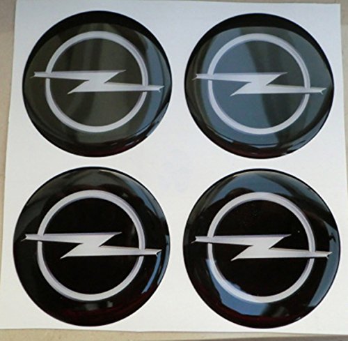 4 adhesivos resinados con efecto 3D, 3M de 60 mm, negros, para llantas de aleación y tapacubos 4 adhesivos resinados con efecto 3D, 3M de 60 mm, negros, para llantas de aleación y tapacubos