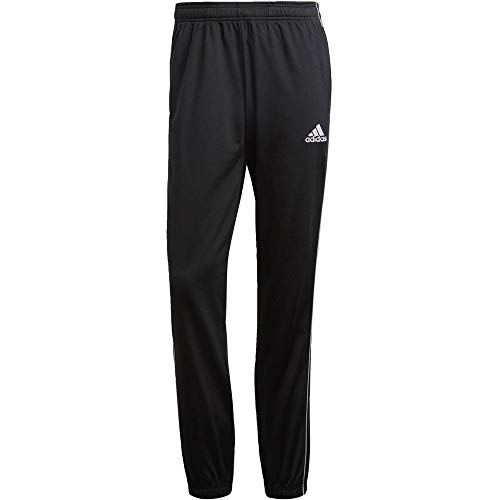 adidas Core18 PES Pnt Pantalones de Deporte, Hombre, Negro/Blanco, L