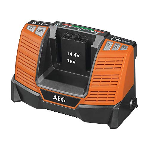AEG BL1418 4932464542 - Cargador para baterías PRO de ion de litio (14-18 V, tiempo de carga rápido, para baterías correderas)
