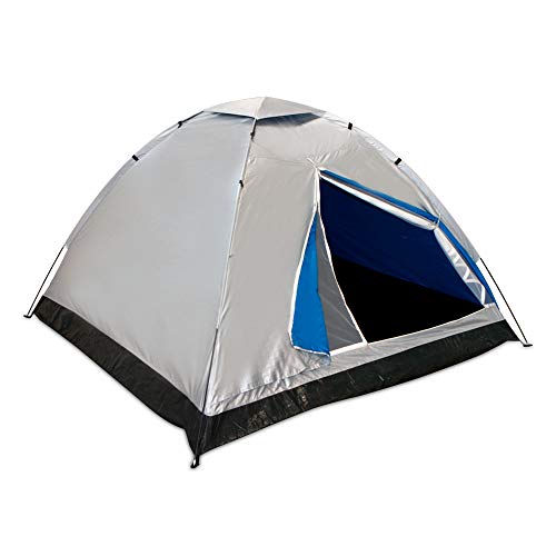 Aktive 52687 Tienda campaña para 4 personas, Plateado, 205 x 205 x 130 cm Aktive 52687 Tienda campaña para 4 personas, Plateado, 205 x 205 x 130 cm