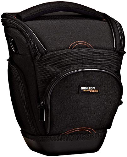 AmazonBasics - Funda para cámara de fotos réflex, color negro AmazonBasics - Funda para cámara de fotos réflex, color negro