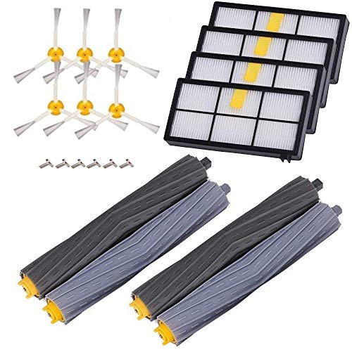 AplusTech Kit Recambios Cepillos Filtros y Accesorios para iRobot Roomba Serie 800 805 850 860 865 866 870 871 880 886 890 891 895 896 900 960 965 966 980 - Pack de 20 PCS. AplusTech Kit Recambios Cepillos Filtros y Accesorios para iRobot Roomba Serie 800 805 850 860 865 866 870 871 880 886 890 891 895 896 900 960 965 966 980 - Pack de 20 PCS.