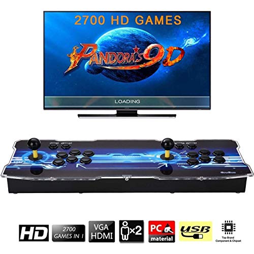 [Arcade Game Console 2700] Pandora Box 9D 2700 Juegos Retro Consola maquina recreativa Arcade Video Gamepad VGA/HDMI/USB