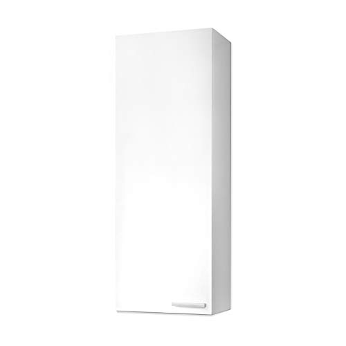 ARKITMOBEL 305270BO - Mueble de Lavabo Koncept, Columna de baño Acabado en Color Blanco Brillo, Medidas: 30 x 85 x 25 cm de Fondo