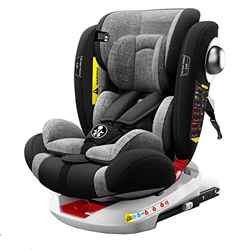 Babify Onboard Silla de Coche Giratoria 360º – Grupos 0/1/2/3 - Reclinable - Contramarcha hasta grupo 1