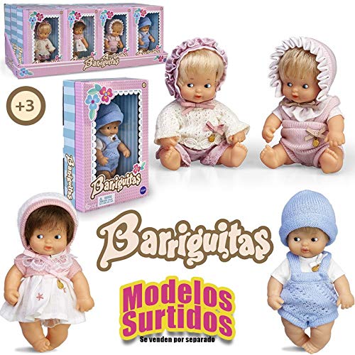 Barriguitas - Surtido de muñecas bebé con ropita, Envío ALEATORIO (Famosa 700015556)
