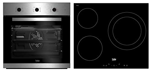 Beko - Horno multifunción + placa vitrocerámica bse22120x Beko - Horno multifunción + placa vitrocerámica bse22120x