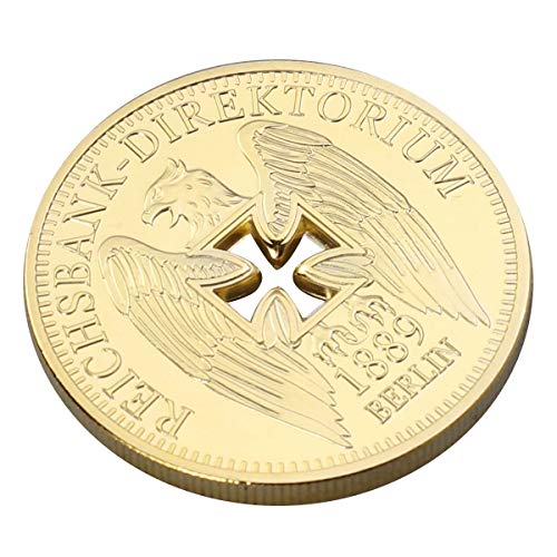 BESTOYARD Monedas alemanas águila Monedas conmemorativas Clips de Dinero para Hombres para papá Padrinos de Boda cumpleaños para él para Mujeres