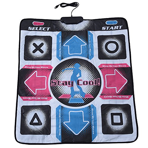 Bewinner Dance Pad para Niños/Adultos Antideslizante Durable, Resistente al Desgaste, Step Pad, Juego de Música, Manta de Baile con USB para PC/Windows 98/2000 / XP / 7OS, Regalo para Niño Bewinner Dance Pad para Niños/Adultos Antideslizante Durable, Resistente al Desgaste, Step Pad, Juego de Música, Manta de Baile con USB para PC/Windows 98/2000 / XP / 7OS, Regalo para Niño