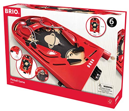 BRIO Pinball Game Niños y Adultos Juego de Habilidades motrices Finas - Juego de Tablero (Juego de Habilidades motrices Finas, Niños y Adultos, Niño/niña, 522 mm, 339 mm, 117 mm)