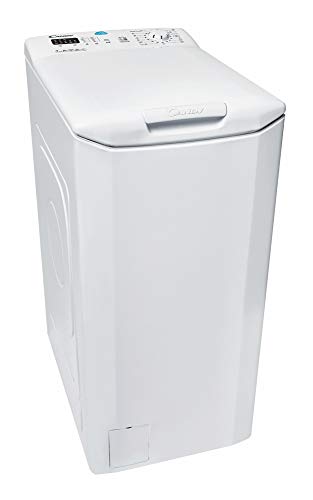 Candy CST 372L-S - Lavadora carga superior 7Kgs, 15 programas, 1200rpm, 40cm ancho, NFC, display digital, clase A+++AB, color blanco Candy CST 372L-S - Lavadora carga superior 7Kgs, 15 programas, 1200rpm, 40cm ancho, NFC, display digital, clase A+++AB, color blanco