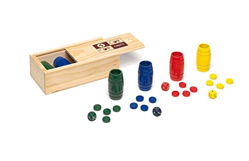 Cayro- Accesorios DE PARCHIS 4 Jugadores DE Madera, (619) Cayro- Accesorios DE PARCHIS 4 Jugadores DE Madera, (619)