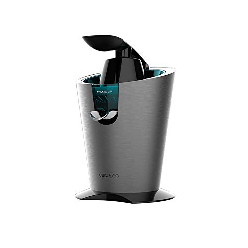Cecotec Zitrus 160 Vita Inox - Exprimidor Eléctrico Filtro de Acero Inoxidable y 2 Conos Desmontables, Sistema de Extracción Continua, 160 W de Potencia, Plata Cecotec Zitrus 160 Vita Inox - Exprimidor Eléctrico Filtro de Acero Inoxidable y 2 Conos Desmontables, Sistema de Extracción Continua, 160 W de Potencia, Plata