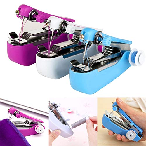 Chainscroll Nueva máquina de Coser portátil del Mini del hogar del Viaje de la Puntada Mini Tela Chainscroll Nueva máquina de Coser portátil del Mini del hogar del Viaje de la Puntada Mini Tela