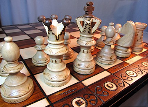 Chessebook Juego de ajedrez de Madera 52 x 52 cm Chessebook Juego de ajedrez de Madera 52 x 52 cm