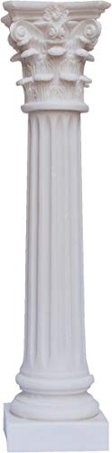 Columna corintia Antigua (Estatua/Escultura Decorativa de alabastro, 21 cm)