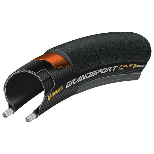 Continental Grand Sport Race Cubierta, Unisex, Negro, 700 x 25 Continental Grand Sport Race Cubierta, Unisex, Negro, 700 x 25