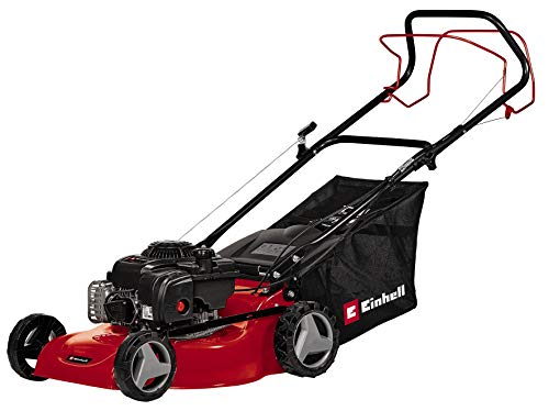 Cortacésped a gasolina Einhell GC-PM 46/1 S Briggs & Stratton (1650 W, 125 cm³, ancho de corte de 46 cm, bolsa de recogida de 50 l, ajuste de altura de corte de 9 veces 30-80 mm)(ref. 3404585)