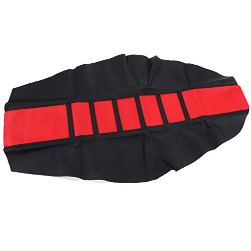 Cubierta de Asiento Universal Antideslizante Y Transpirable Moto 828x465 mm - negro rojo Cubierta de Asiento Universal Antideslizante Y Transpirable Moto 828x465 mm - negro rojo