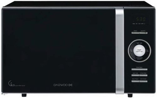 Daewoo KOG-8A6K Microondas, 23 litros, con grill, color negro, 800 W