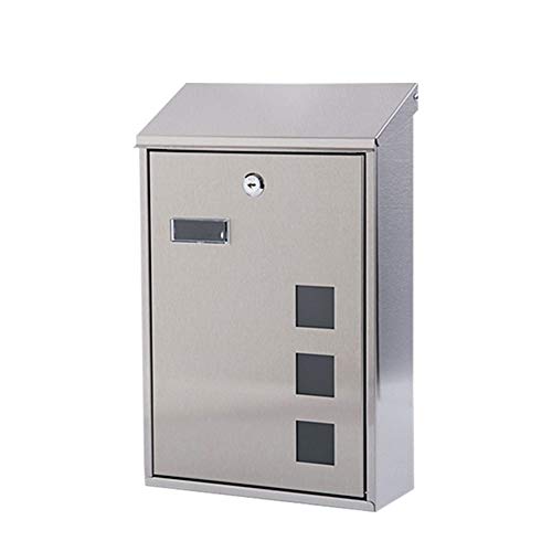Dfghbn Buzones Acero Inoxidable Personalizada Buzón de sugerencias residencial unifamiliar del buzón con el Bloqueo de Pared al Aire Libre a Prueba de Lluvia Buzón Buzones de Pared Dfghbn Buzones Acero Inoxidable Personalizada Buzón de sugerencias residencial unifamiliar del buzón con el Bloqueo de Pared al Aire Libre a Prueba de Lluvia Buzón Buzones de Pared