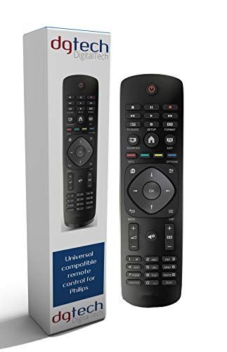 DigitalTech® - Mando Universal para televisores Philips. Compatible con más de 250 mandos Philips.