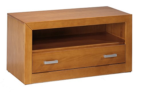 Dogar Kynus - Mesa de TV, 50 x 100 x 50 cm, Madera, Color Cerezo