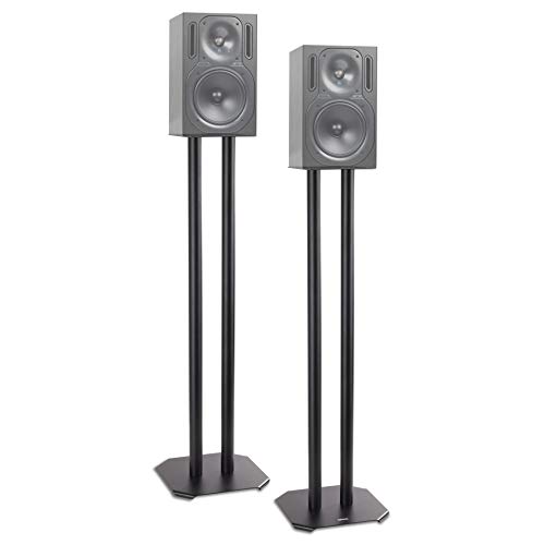 Duronic SPS1022 /80 Soporte para Altavoz - 80 cm de Altura - Estabilidad con Arena - Conos antivibración - Compatibilidad Universal con Altavoces HiFi / Estéreo / Home Cinema 5.1 Duronic SPS1022 /80 Soporte para Altavoz - 80 cm de Altura - Estabilidad con Arena - Conos antivibración - Compatibilidad Universal con Altavoces HiFi / Estéreo / Home Cinema 5.1