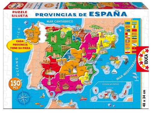 Educa Borrás - 150 Provincias España Puzzle (14870)