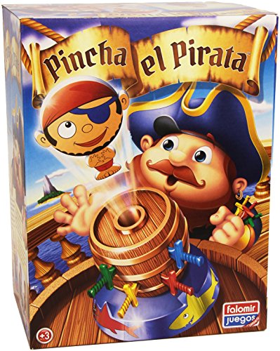 Falomir- Pincha el Pirata Juego de Mesa, Multicolor, única (646476) Falomir- Pincha el Pirata Juego de Mesa, Multicolor, única (646476)