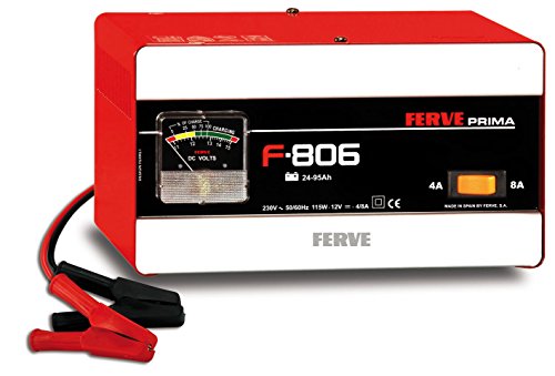 FERVE F-806 Cargador de Baterías de Plomo Acido