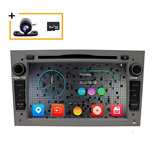 Freeauto 7 Pulgadas Car Audio estéreo Doble DIN en Tablero paraOpel Corsa Vectra Antara Vivaro Reproductor de DVD para Coche FM/Am Radio estéreo HD Pantalla táctil Navegación GPS