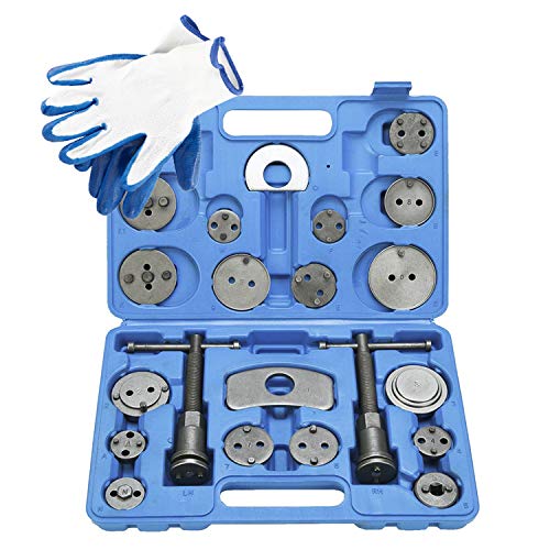 FreeTec 23 Piezas Reposicionador de Pistones de Freno Para Reposicionar El Pistón de Freno Al Cambiar Los Discos FreeTec 23 Piezas Reposicionador de Pistones de Freno Para Reposicionar El Pistón de Freno Al Cambiar Los Discos