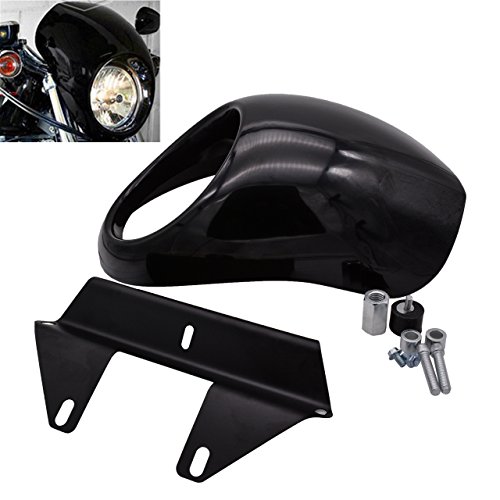 Fundas para faros delanteros, montaje en horquilla para faros delanteros, kit de soporte de visera, de KaTur Fundas para faros delanteros, montaje en horquilla para faros delanteros, kit de soporte de visera, de KaTur